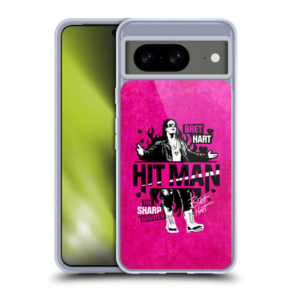 WWE Bret Hart Hitman Soft Gel Case for Google Pixel 8