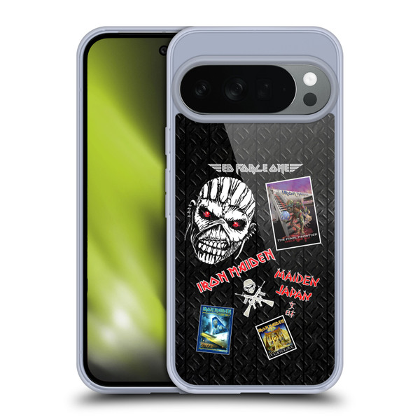 Iron Maiden Graphics Collage Soft Gel Case for Google Pixel 10