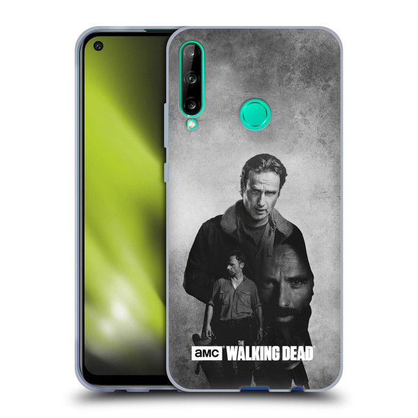 AMC The Walking Dead Double Exposure Rick Soft Gel Case for Huawei P40 lite E