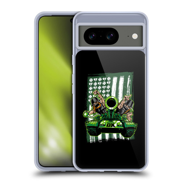 WWE D-Generation X Flag Soft Gel Case for Google Pixel 8