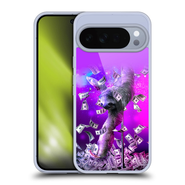 Random Galaxy Animals Dancing Strip Pole Sloth Soft Gel Case for Google Pixel 10 Pro XL
