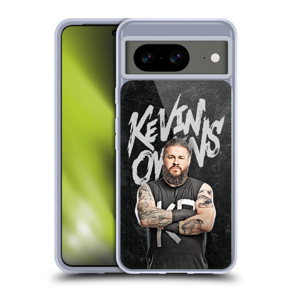 WWE Kevin Owens Portrait Soft Gel Case for Google Pixel 8