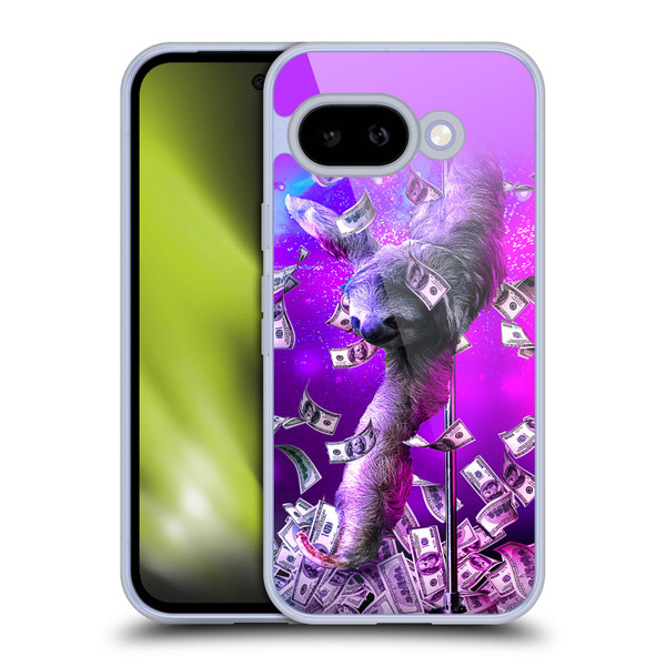 Random Galaxy Animals Dancing Strip Pole Sloth Soft Gel Case for Google Pixel 9A