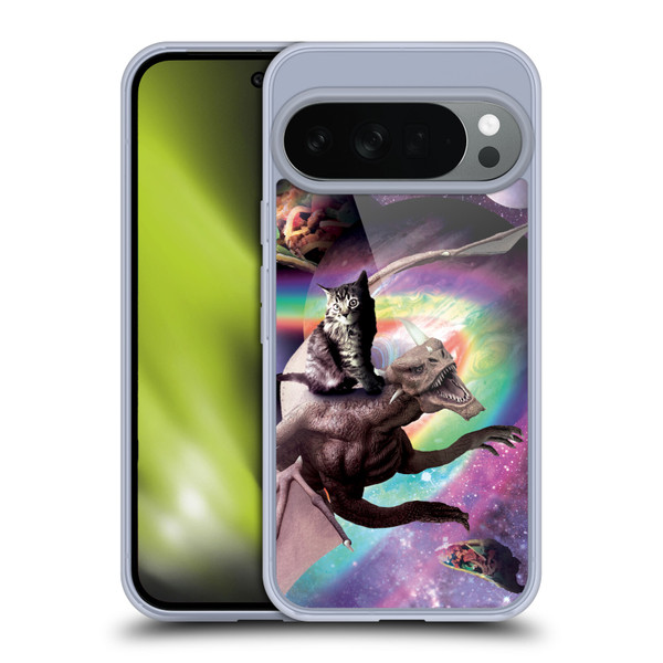 Random Galaxy Space Cat Galaxy Dragon Soft Gel Case for Google Pixel 10