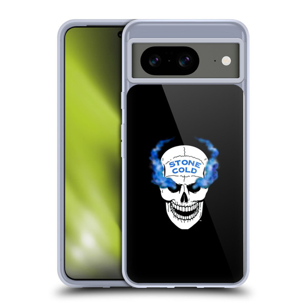 WWE Stone Cold Steve Austin Retro Skull Soft Gel Case for Google Pixel 8