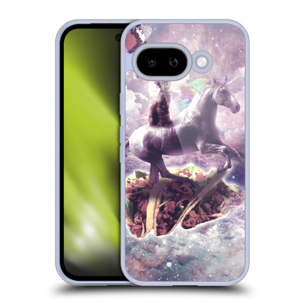 Random Galaxy Space Cat Dreamy Unicorn & Tacos Soft Gel Case for Google Pixel 9A