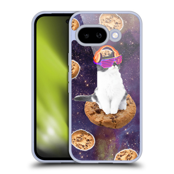 Random Galaxy Space Cat Dream Cookie Galaxy Soft Gel Case for Google Pixel 9A