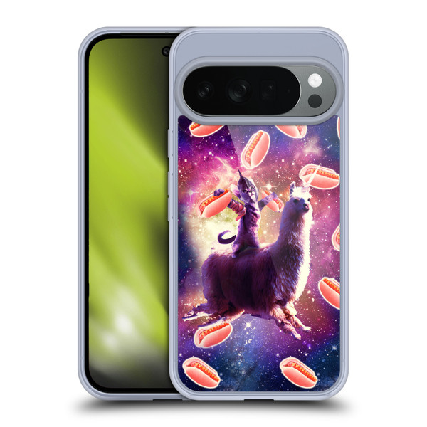 Random Galaxy Space Llama Hotdog Cat Warrior Soft Gel Case for Google Pixel 10