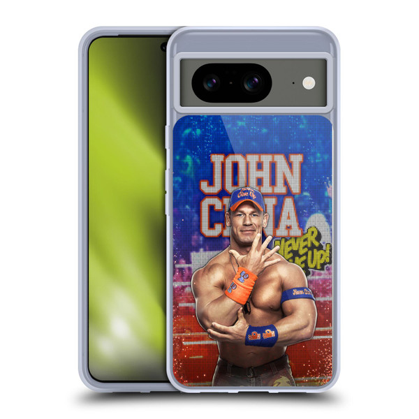 WWE 2017 John Cena LED Image Soft Gel Case for Google Pixel 8