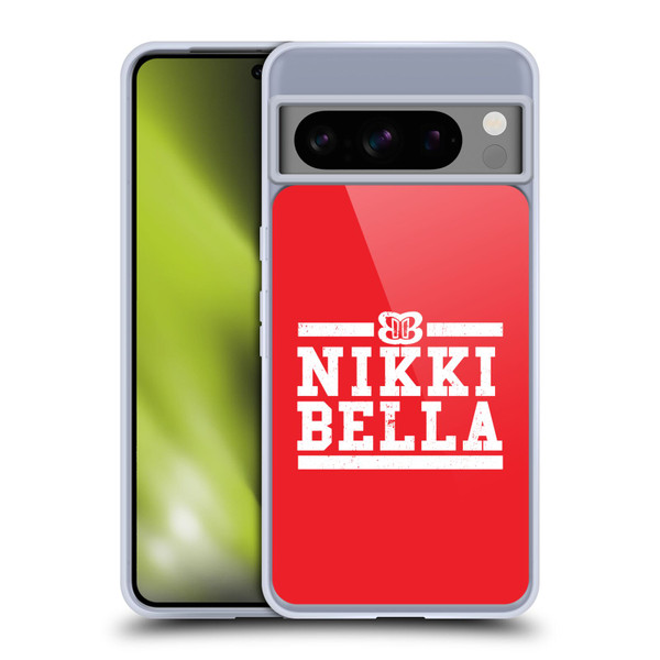 WWE Nikki Bella Logotype Soft Gel Case for Google Pixel 8 Pro