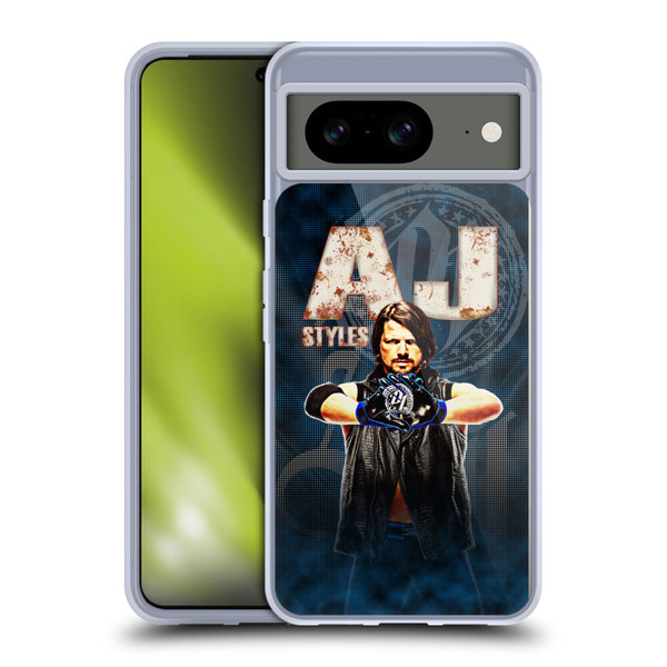 WWE Superstars AJ Styles Soft Gel Case for Google Pixel 8