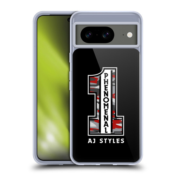 WWE 2017/18 Superstars AJ Styles Phenomenal 1 Soft Gel Case for Google Pixel 8