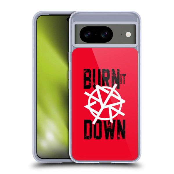 WWE Superstars 8 Seth Rollins Burn It Down Soft Gel Case for Google Pixel 8