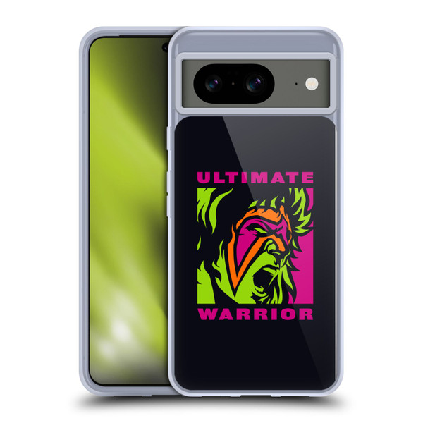 WWE Ultimate Warrior Illustrated Soft Gel Case for Google Pixel 8