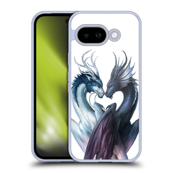 Jonas "JoJoesArt" Jödicke Creatures Yin Yang Dragon Soft Gel Case for Google Pixel 9A