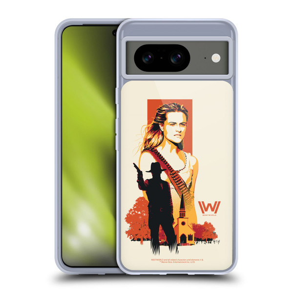 Westworld Graphics Wyatt Soft Gel Case for Google Pixel 8