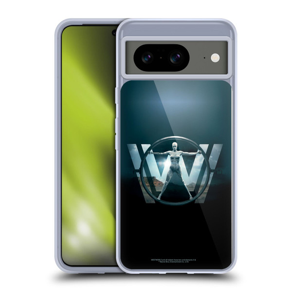 Westworld Key Art The Vitruvian Man Soft Gel Case for Google Pixel 8
