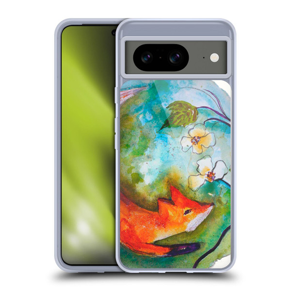 Wyanne Animals Fox In The Round Soft Gel Case for Google Pixel 8