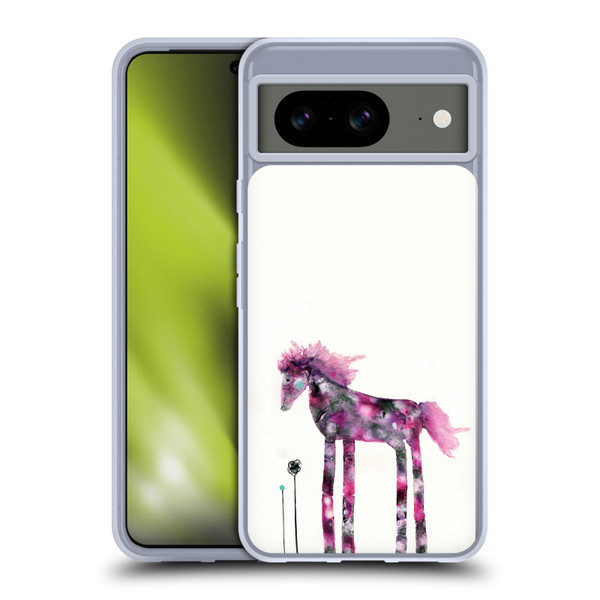 Wyanne Animals 2 Pink Painted Pony Soft Gel Case for Google Pixel 8