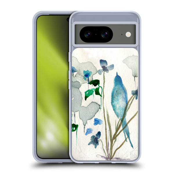 Wyanne Birds Bluebird Raindrops Soft Gel Case for Google Pixel 8