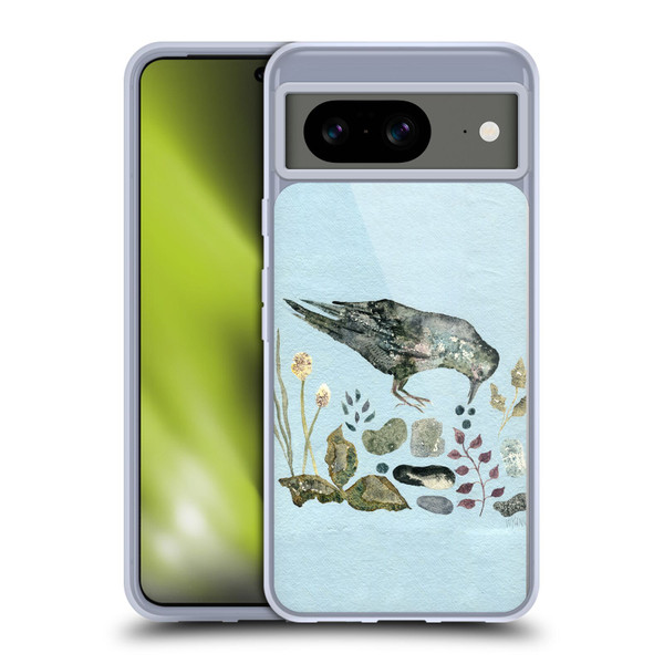 Wyanne Birds Fallen Blueberries Soft Gel Case for Google Pixel 8