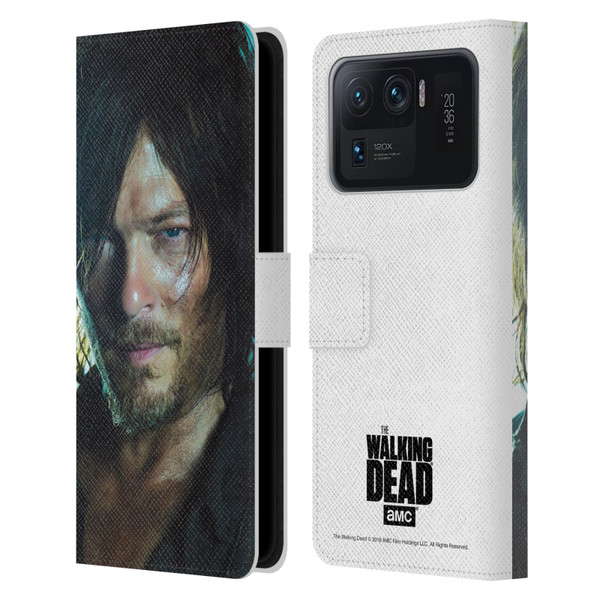 AMC The Walking Dead Characters Daryl Leather Book Wallet Case Cover For Xiaomi Mi 11 Ultra
