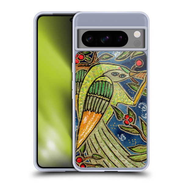 Wyanne Birds Cherry Soft Gel Case for Google Pixel 8 Pro