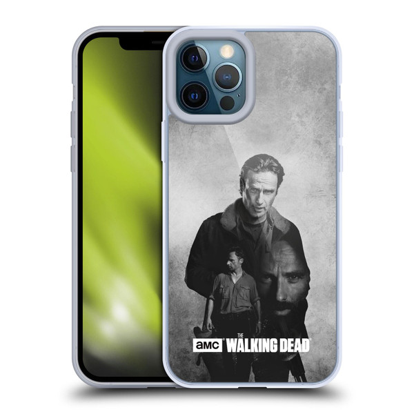 AMC The Walking Dead Double Exposure Rick Soft Gel Case for Apple iPhone 12 Pro Max