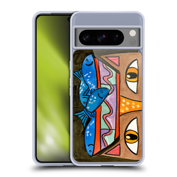 Wyanne Cat Kitty With Fish Bowl Hat Soft Gel Case for Google Pixel 8 Pro