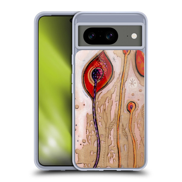 Wyanne Nature December Flowers Soft Gel Case for Google Pixel 8