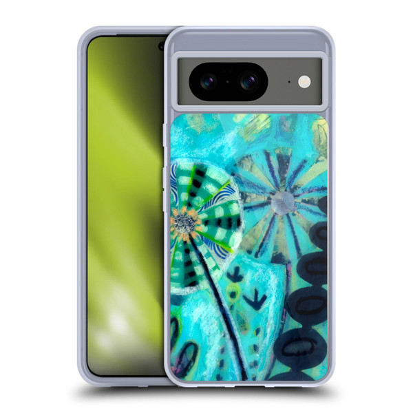 Wyanne Nature Retro Flowers Soft Gel Case for Google Pixel 8
