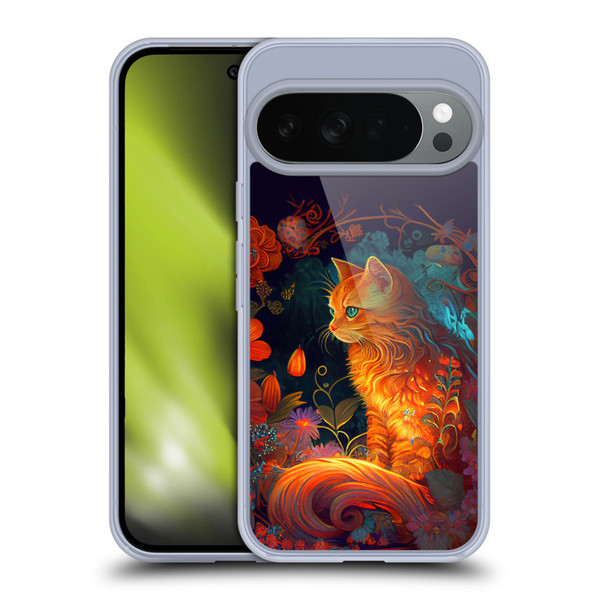 JK Stewart Art Cat Soft Gel Case for Google Pixel 10