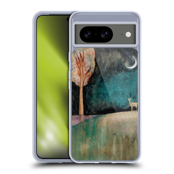 Wyanne Nature 2 Deer and Moon Soft Gel Case for Google Pixel 8