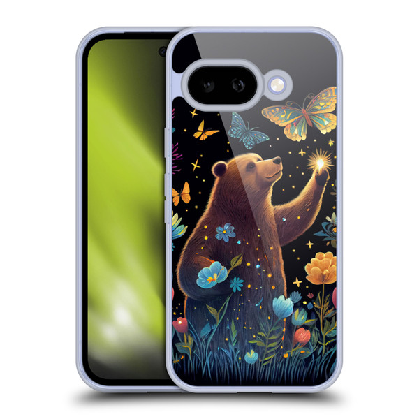 JK Stewart Art Bear Reaching Up Soft Gel Case for Google Pixel 9A