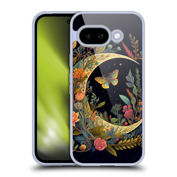 JK Stewart Art Crescent Moon Soft Gel Case for Google Pixel 9A