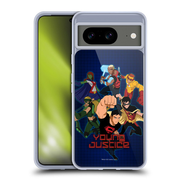Young Justice Graphics Group Soft Gel Case for Google Pixel 8