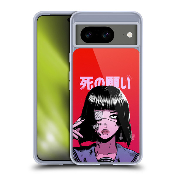 Zombie Makeout Club Art Eye Patch Soft Gel Case for Google Pixel 8