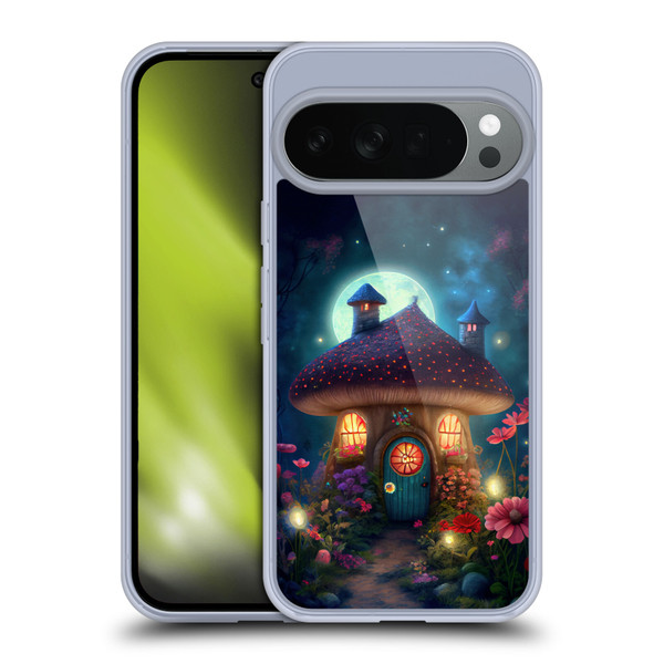 JK Stewart Graphics Mushroom House Soft Gel Case for Google Pixel 10