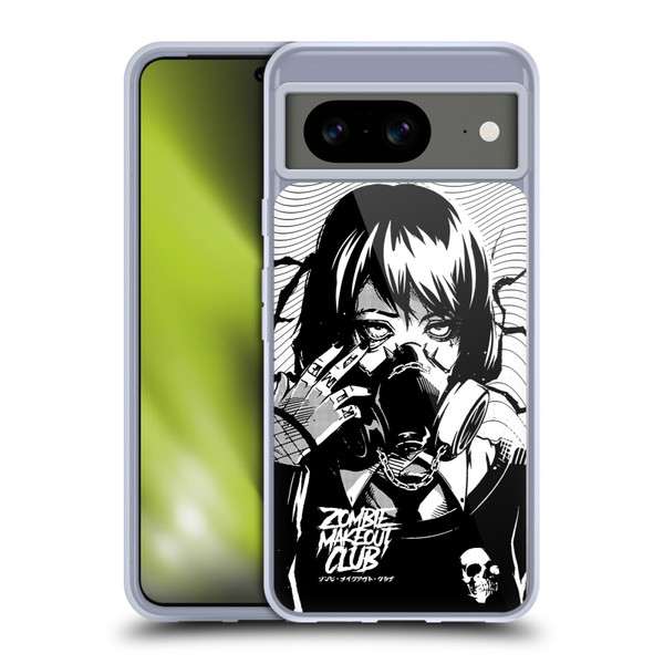 Zombie Makeout Club Art Facepiece Soft Gel Case for Google Pixel 8