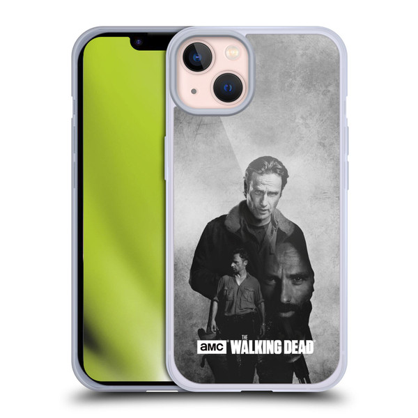AMC The Walking Dead Double Exposure Rick Soft Gel Case for Apple iPhone 13