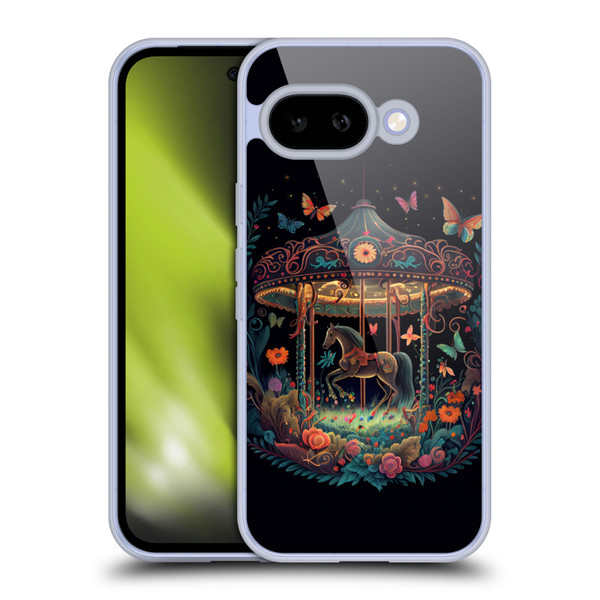 JK Stewart Graphics Carousel Dark Knight Garden Soft Gel Case for Google Pixel 9A
