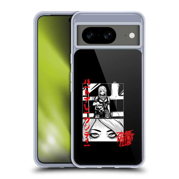 Zombie Makeout Club Graphics Comic Strip Soft Gel Case for Google Pixel 8