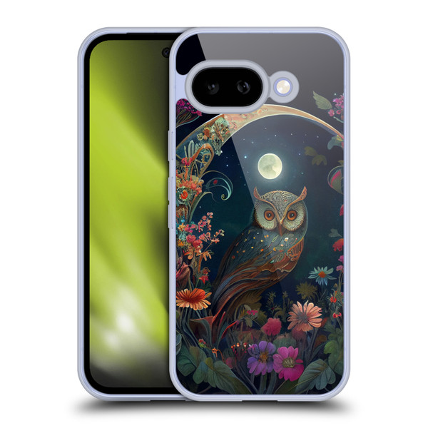 JK Stewart Key Art Owl Soft Gel Case for Google Pixel 9A