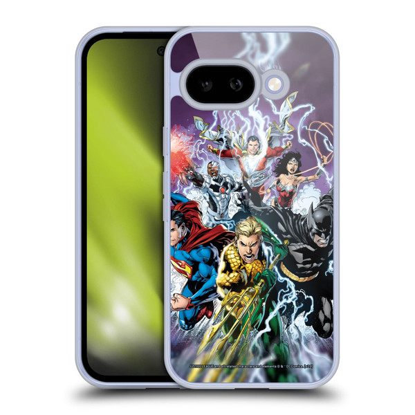 Justice League DC Comics Comic Book Covers New 52 #15 Soft Gel Case for Google Pixel 9A
