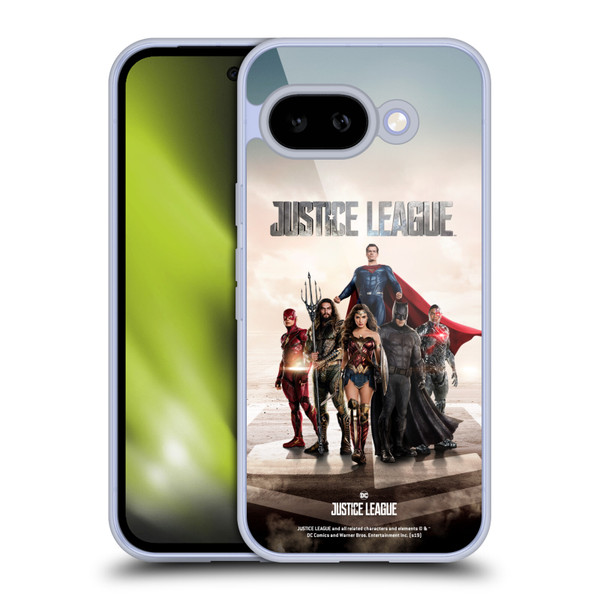 Justice League Movie Character Posters Group Soft Gel Case for Google Pixel 9A