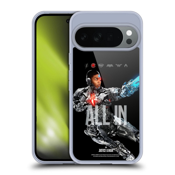 Justice League Movie Posters Cyborg Soft Gel Case for Google Pixel 10