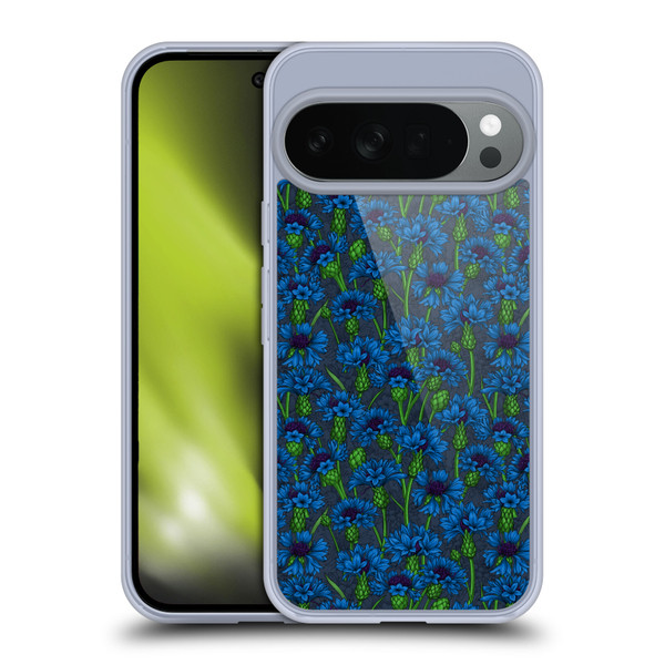 Katerina Kirilova Art Blue Cornflowers Soft Gel Case for Google Pixel 10