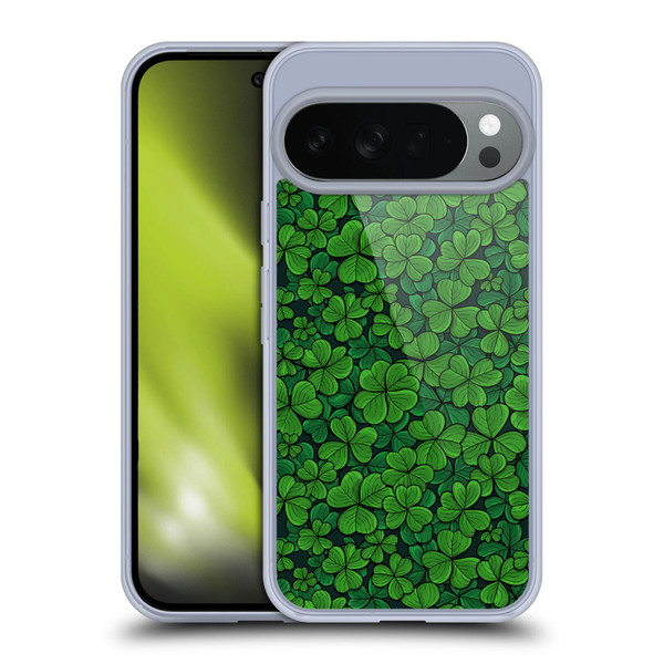 Katerina Kirilova Fruits & Foliage Patterns Clovers Soft Gel Case for Google Pixel 10