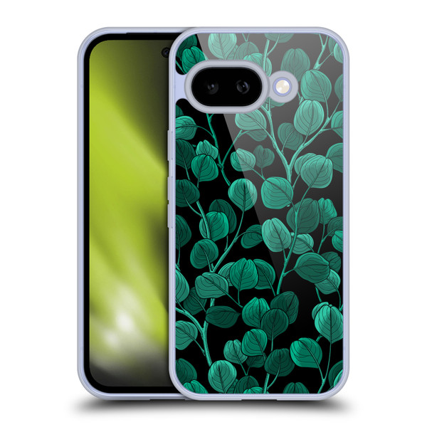 Katerina Kirilova Fruits & Foliage Patterns Eucalyptus Silver Dollar Soft Gel Case for Google Pixel 9A