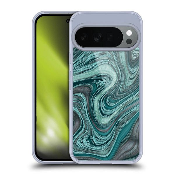 LebensArt Gemstone Marble Shiny River Soft Gel Case for Google Pixel 10